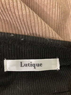 Luti que/ルティーク/ニット/セーター/トップス/ブラウン/4L