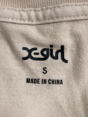 X-GIRL/エックスガール/Tシャツ/カットソー/トップス/ベージュ/S