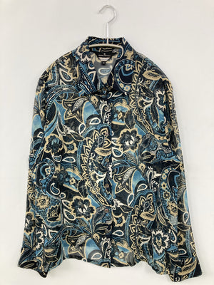 BRUNO PIATTELLI/ブルーノピアッテリ/シャツ/ブラウス/トップス/ブルー/44