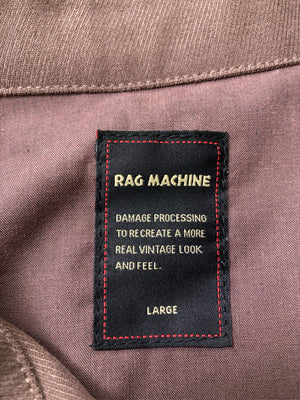 RAG MACHINE/ラグマシーン/シャツ/ブラウス/トップス/ブラウン/LARGE