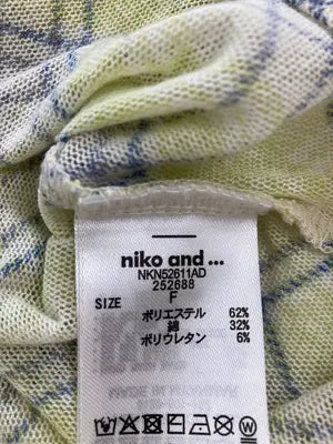 niko and .../ニコアンド/Tシャツ/カットソー/トップス/イエロー/F