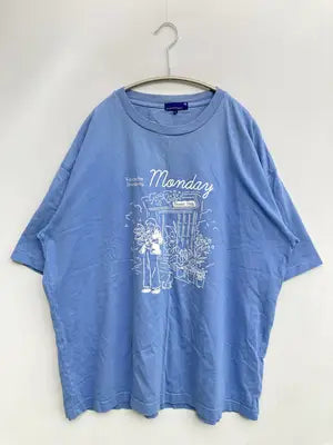 SEVENDAYS=SUNDAY/セブンデイズサンデイ/Tシャツ/カットソー/トップス/スカイブルー/L