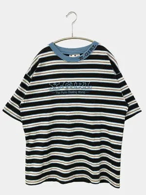 X-GIRL/エックスガール/Tシャツ/カットソー/トップス/ネイビー/S