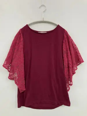 n'Or LABEL/ノアレーベル/Tシャツ/カットソー/トップス/レッド/1