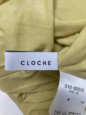 CLOCHE/クロシェ/Tシャツ/カットソー/トップス/イエロー/02
