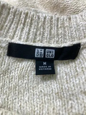 UNIQLO/ユニクロ/ニット/セーター/トップス/ベージュ/M