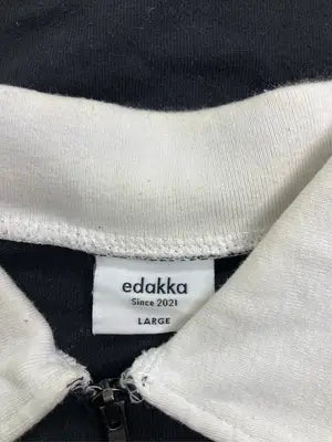 edakka/Tシャツ/カットソー/トップス/ブラック/LARGE
