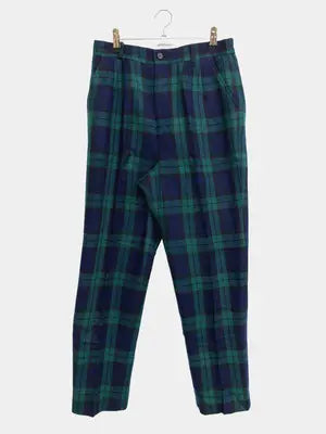 WOOL BLEND MARK/その他パンツ/パンツ/グリーン/66-70