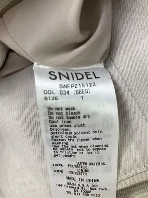 SNIDEL/スナイデル/その他パンツ/パンツ/ベージュ/1