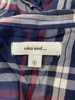 niko and .../ニコアンド/シャツワンピース/ワンピース/ドレス/ネイビー/3