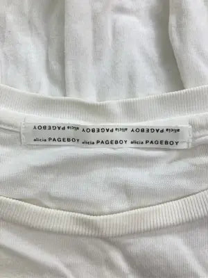 alicia PAGEBOY/アリシアページボーイ/Tシャツ/カットソー/トップス/ホワイト/F