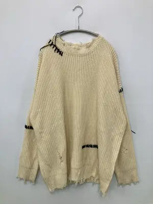 KZOOM MADE/ニット/セーター/トップス/アイボリー/XL