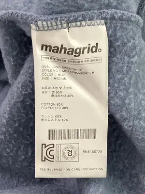 mahagrid/マハグリッド/スウェット/トップス/ブルー/M