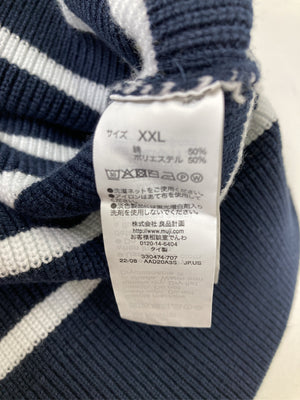 無印良品/ムジルシリョウヒン/ニット/セーター/トップス/ネイビー/XXL