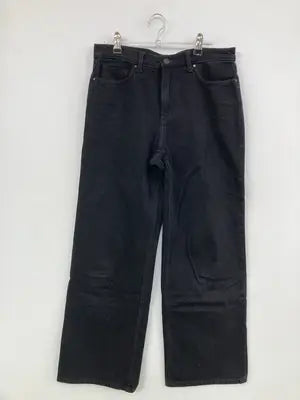 UNIQLO/ユニクロ/デニムパンツ/パンツ/ブラック/24(61cm)
