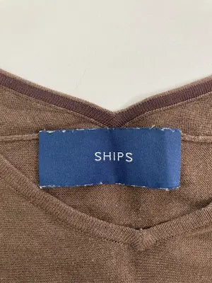 SHIPS/シップス/ニット/セーター/トップス/ブラウン