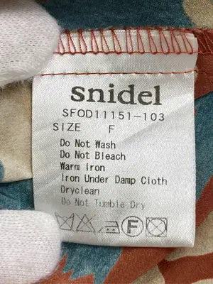 SNIDEL/スナイデル/ワンピース/ワンピース/ドレス/レッド/F