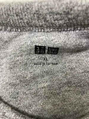 UNIQLO/ユニクロ/Tシャツ/カットソー/トップス/グレー/XL