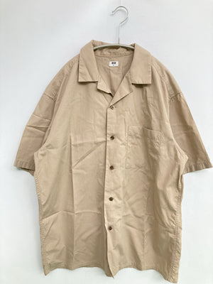 UNIQLO/ユニクロ/シャツ/ブラウス/トップス/ベージュ/M