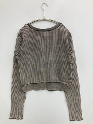 X-GIRL/エックスガール/Tシャツ/カットソー/トップス/グレー/M