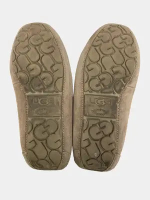 UGG/アグ/モカシン/デッキシューズ/シューズ/ブラウン/24