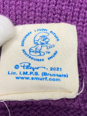 SMURFS/ニット/セーター/トップス/パープル/M