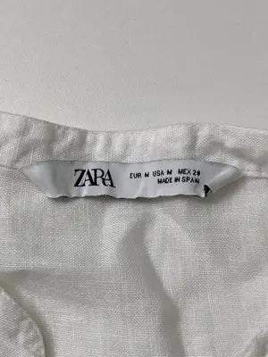 ZARA/ザラ/シャツ/ブラウス/トップス/ホワイト/M