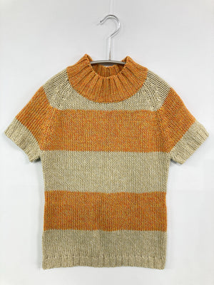 Bianca maria/ニット/セーター/トップス/オレンジ/M