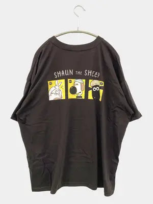 Shaun the Sheep/Tシャツ/カットソー/トップス/ブラック/3L