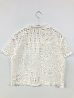 Kobe lettuce/コウベレタス/シャツ/ブラウス/トップス/ホワイト/M