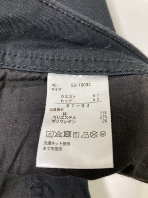 Freude/フロイデ/スラックス/パンツ/ブラック/67-93