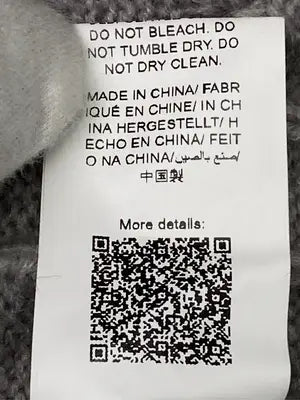 Alicedudu/ニット/セーター/トップス/グレー/L