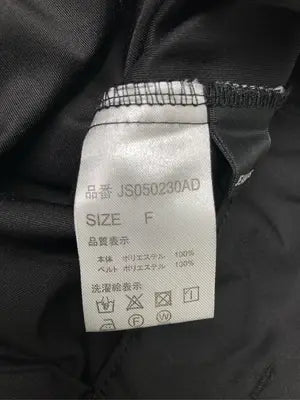 JEANASIS/ジーナシス/ロングスカート/スカート/ブラック/F