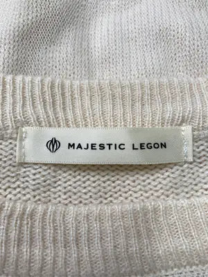 MAJESTIC LEGON/マジェスティックレゴン/ニット/セーター/トップス/ベージュ/M