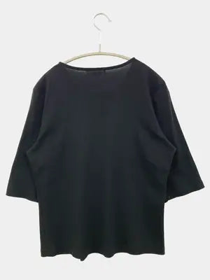 MONROSA/Tシャツ/カットソー/トップス/ブラック