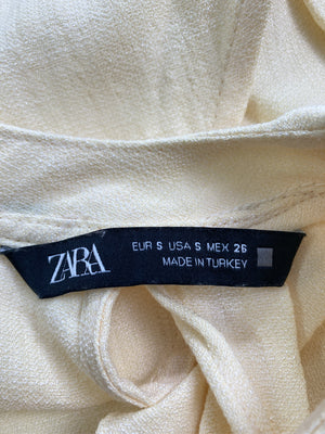 ZARA/ザラ/ノースリーブ/トップス/イエロー/S