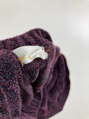 Lierna/カーディガン/ボレロ/トップス/パープル/L