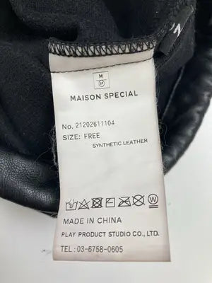 MAISON SPECIAL/メゾンスペシャル/ショルダーバッグ/バッグ/ブラック/FREE
