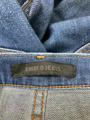 UNIQLO JEANS/ユニクロジーンズ/デニムパンツ/パンツ/ネイビー/24(61cm)