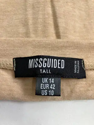MISSGUIDED/カーディガン/ボレロ/トップス/ベージュ/UK 14/EUR 42/US 10