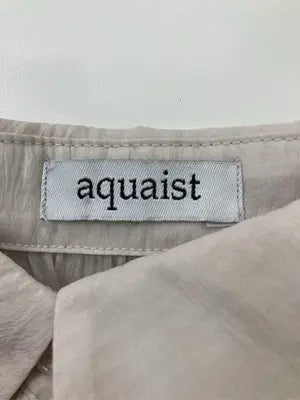 aquaist/アクアイスト/シャツ/ブラウス/トップス/ベージュ/L