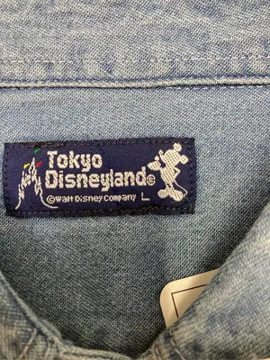 Disney/ディズニー/シャツ/ブラウス/トップス/ブルー/L