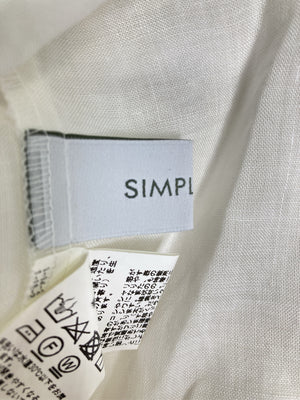 SIMPLICITE/サンプリシテ/シャツ/ブラウス/トップス/ホワイト/F