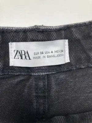 ZARA/ザラ/デニムパンツ/パンツ/ブラック/EUR 36/USA 4/MEX 26
