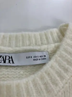 ZARA/ザラ/ベスト/トップス/アイボリー/USA S