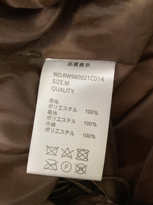 RETRO GIRL/レトロガール/ダウンジャケット/コート/ジャケット/アウター/ブラウン/M