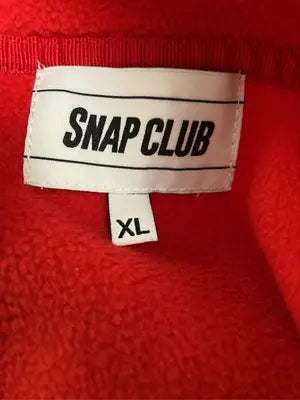 SNAP CLUB/スナップクラブ/スウェット/トップス/レッド/XL