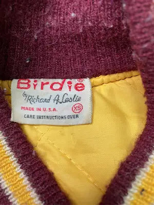 Birdie/スタジャン/ジャケット/アウター/レッド/XS