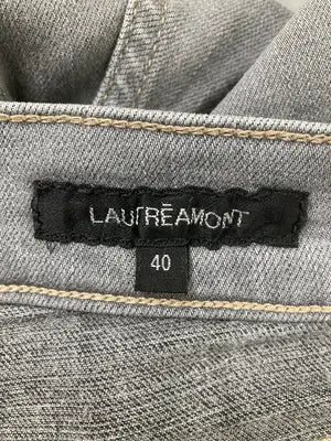 LAUTREAMONT/ロートレアモン/デニムパンツ/パンツ/グレー/40