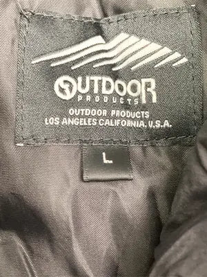 OUTDOOR PRODUCTS/ダウンジャケット/コート/ジャケット/アウター/ブラック/L